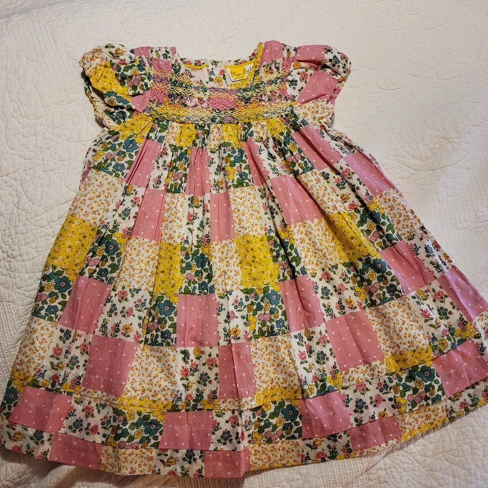 Mini Boden 4-5 smocked dress